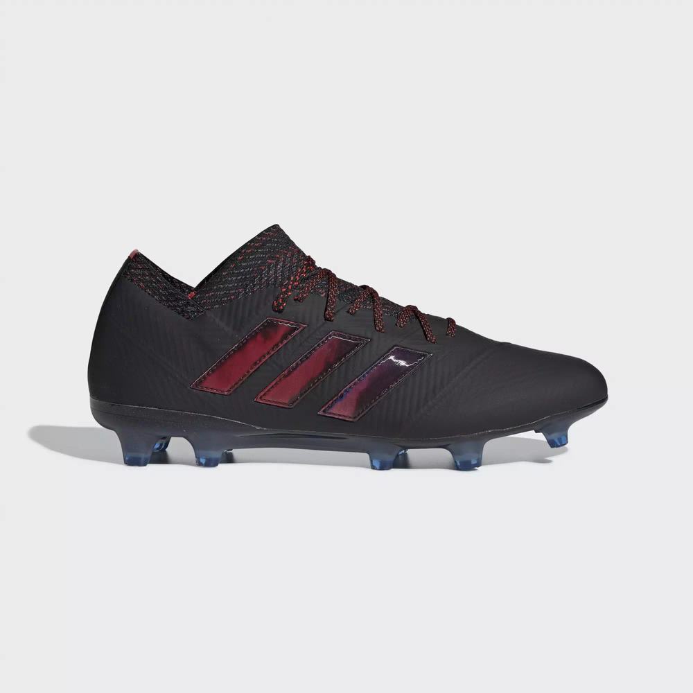 Adidas Nemeziz 18.1 Firm Ground Tacos de Futbol Negros Para Mujer (MX-48554)